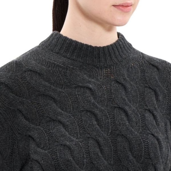 Theory Cable Knit Wool & Cashmere Sweater – Size L - Picture 2 of 5
